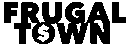 Frugal Town Logo, in black
